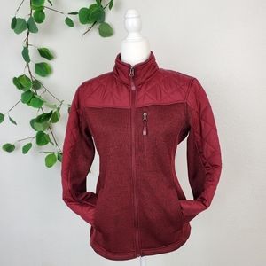 SWISS TECH Half Quilted Mock Zip Jacket